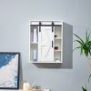 5-layer toilet bathroom Wood Wall-Mounted Storage Cabinet