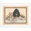 "Gone Fishing" by Mary June, Ready to Hang Framed Print, White Frame - as Pic