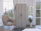 Conway Rectangle Armoire Light Gray - as Pic