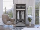 Conway Rectangle Armoire Light Gray - as Pic