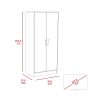 Conway Rectangle Armoire Light Gray - as Pic