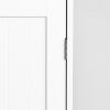 White Bathroom Storage Cabinet, Floor Cabinet with Adjustable Shelf and Drawers - White