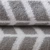 Cotton Jacquard Bath Towel 6 Piece Set - as Pic