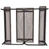 All Weather Outdoor Picnic Table Bench Set with Metal Base Wood - white