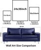 Framed Canvas Wall ArtOil Paintings Impressionism Aesthetic Prints Canvas Paintings for Living Room Bedroom Office Home; 3 Panels - 12*16