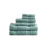 Super Soft Cotton Quick Dry Bath Towel 6 Piece Set - as Pic