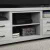 Manhattan Comfort Richmond 60" TV Stand with 2 Drawers and 4 Shelves in Grey - Default Title