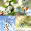 1pc Hummingbird Stained Glass Sun Catcher Window Hangings Ornament Metal Craft A Lovely Gift For Your Family - B