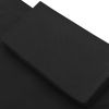 Patio Lounge Bed with Canopy and Pillows Black - Black