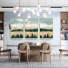 Framed Canvas Wall ArtOil Paintings Impressionism Aesthetic Prints Canvas Paintings for Living Room Bedroom Office Home; 3 Panels - 16*24