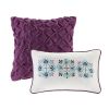Reversible Quilt Set with Throw Pillows - as Pic