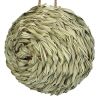Charming Decorative Hummingbird House Hand-woven Hung Straw Nest Natural Grass Hung Bird for Garden Patio Lawn Office Indoor - 1pcs