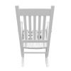 wooden porch rocker chair WHITE - as Pic