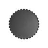 Beaded Round Wall Mirror 27"D - as Pic