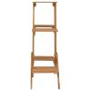 Plant Stand 32.7"x9.8"x32.7" Firwood - Brown