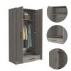 Conway Rectangle Armoire Light Gray - as Pic