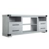 Manhattan Comfort Richmond 60" TV Stand with 2 Drawers and 4 Shelves in Grey - Default Title