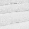 Basic Solid 18-Piece Bath Towel Set Collection - White