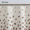 Muwago Shower Curtain With Giraffe Pattern Blackout Waterproof And Mildew Resistant Bathing Cover Aesthetic Bathroom Accessories - W78"*H72"