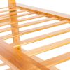 Bamboo Shoe Rack 4-Tier Entryway Shoe Shelf Storage Organizer for Home & Office Easy to Assemble Wood Color - Wood Color